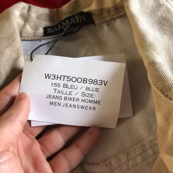 Womens Balmain camo moto jacket - Picture 2 of 7